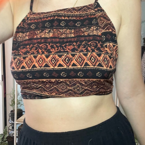 Black Aztec Top - Picture 8 of 10